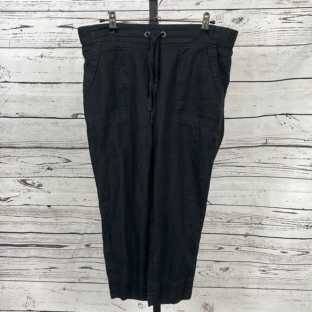 Athleta Black Linen Pants